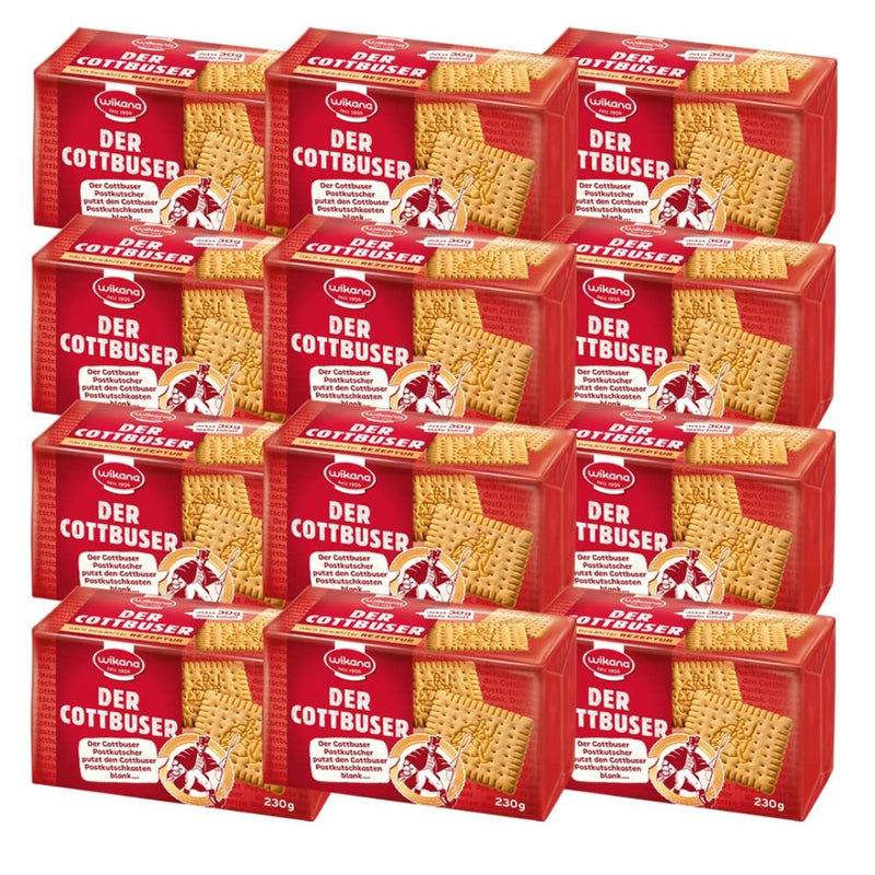 Wikana Cottbuser Butterkekse, 12 x 230g