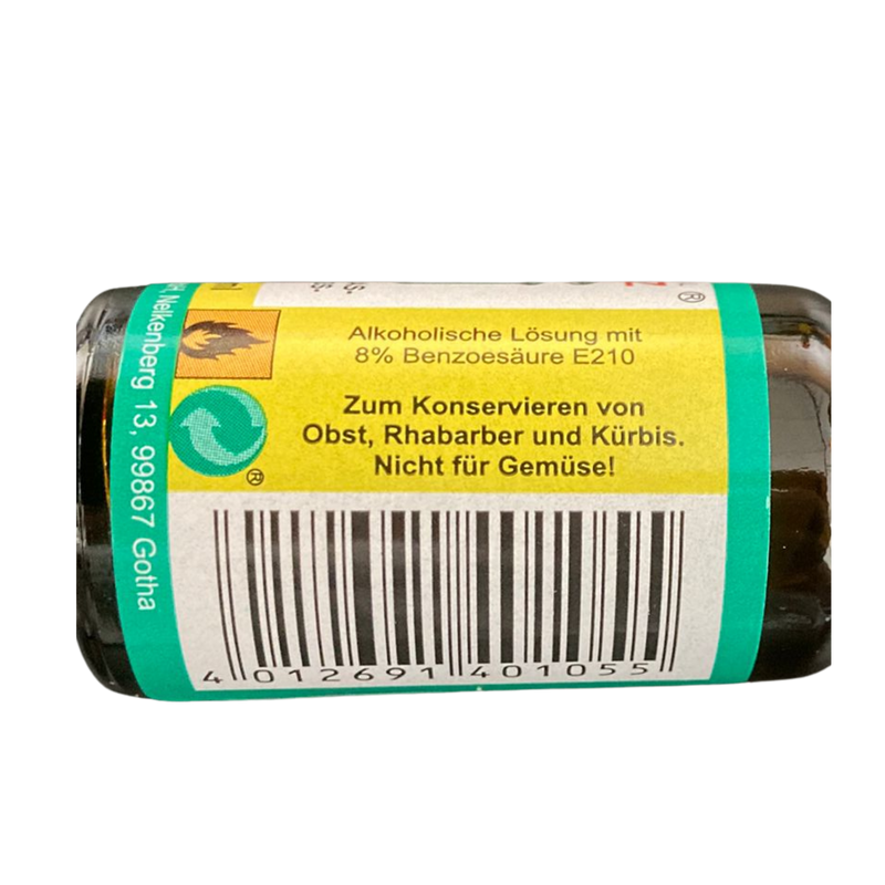 GEKO Original Blitz Einmachtropfen – Schnell konserviert: Obst, Rhabarber & Kürbis – 20 ml
