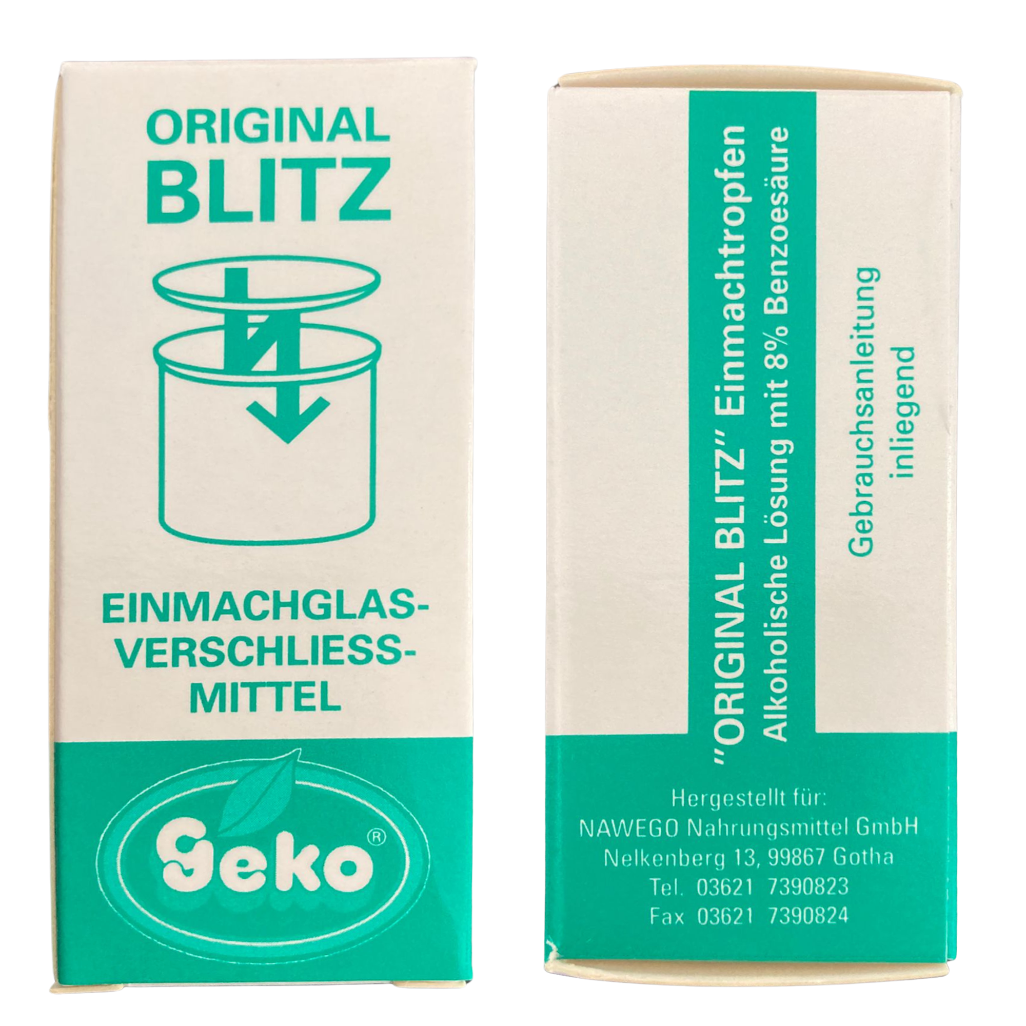 GEKO Original Blitz Einmachtropfen – Schnell konserviert: Obst, Rhabarber & Kürbis – 20 ml
