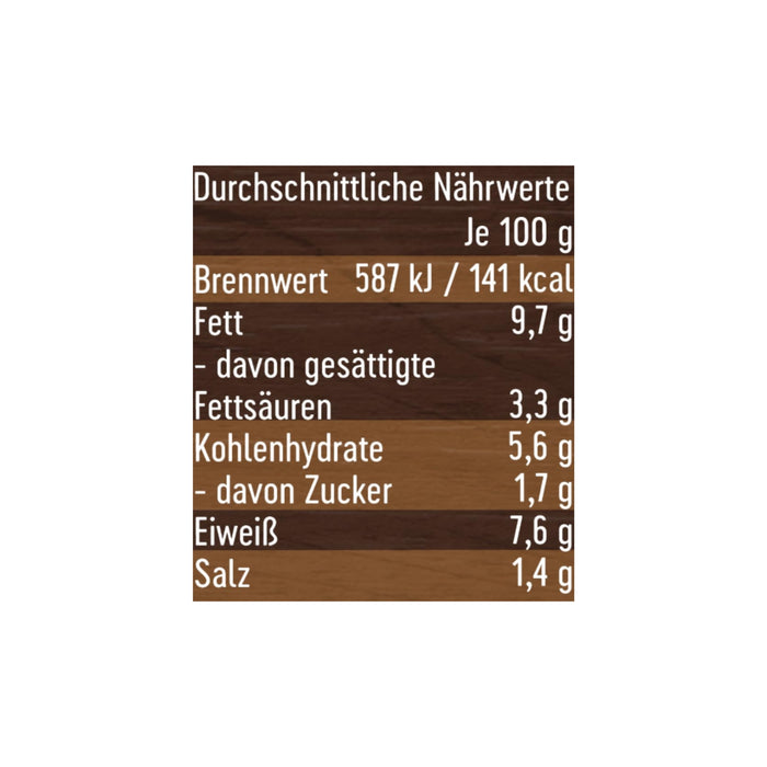Dreistern Hackbraten 900g – 6 Stück in würziger Zwiebelsauce – Herzhaftes Fertiggericht in Mikrowellenschale, lange haltbar & schnell serviert in Hausmacher Qualität