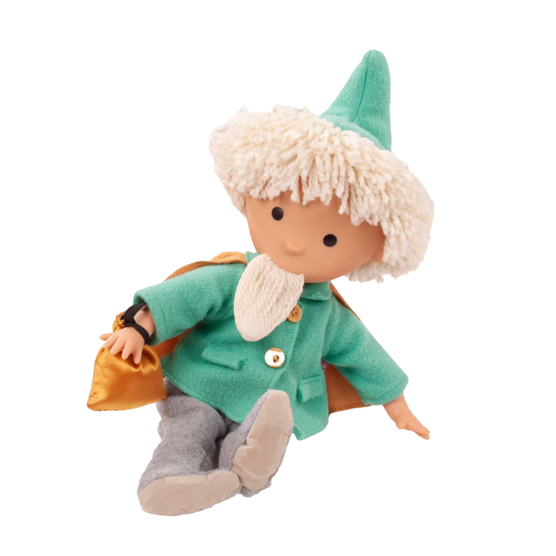 Sandmann Puppe 39 cm mit Musik.