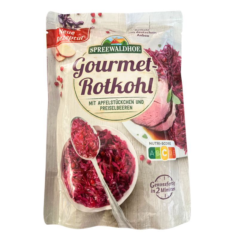 Spreewaldhof Gourmet-Rotkohl mit Apfelstückchen und Preiselbeeren - pasteurisiert 400g