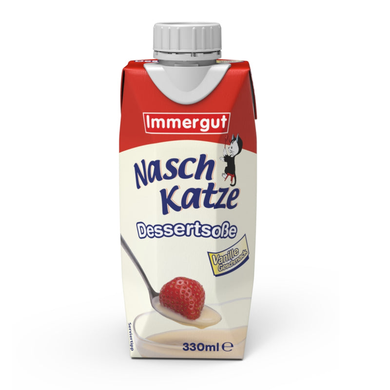 Nasch Katze Dessertsoße Vanille - Immergut