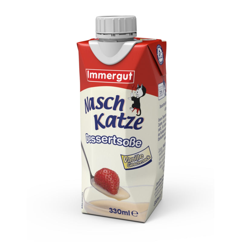 Nasch Katze Dessertsoße Vanille - Immergut