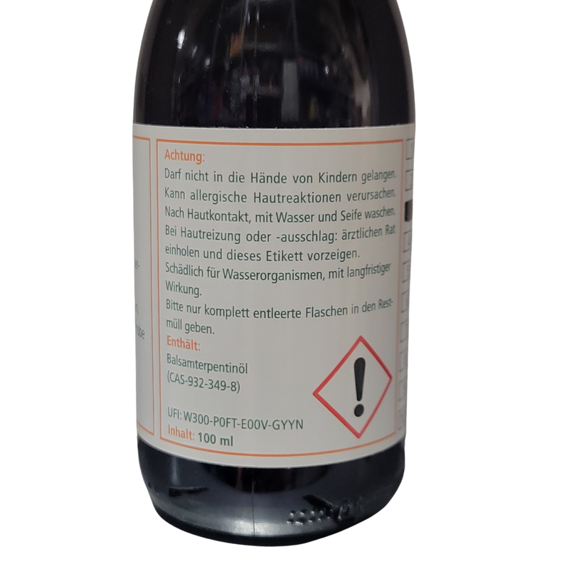 Purigas Möbelbalsam dunkel - Strahlkraft & hochwertige Pflege für dunkle Holzarten, 100ml