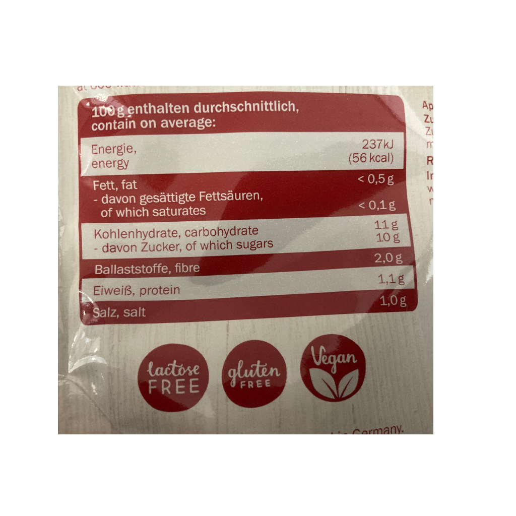 Spreewaldhof Apfel-Rotkohl mit Apfelstückchen - erwärmen & sofort verzehrfertig - vegan - Gluten- & Laktosefrei 400g