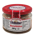 Döbelner Spezialität Bierschinken, 200 g – schnittfeste Wurstspezialität mit 84 % Schweinefleisch