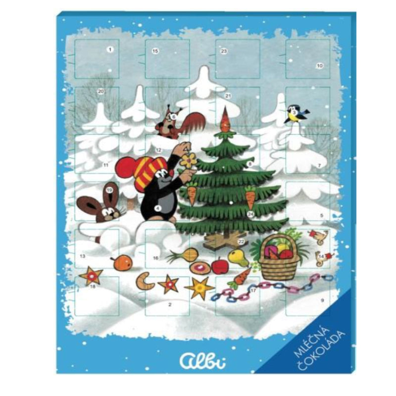 Adventskalender Der kleine Maulwurf – 24 Türchen Schokoladengenuss 50g