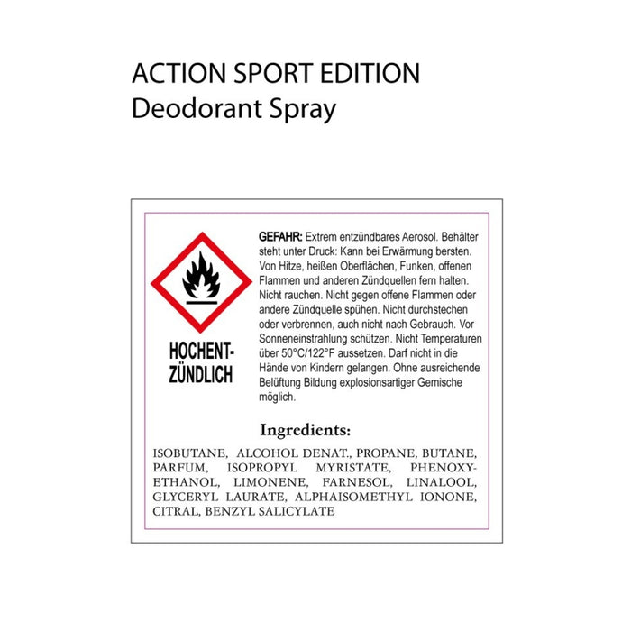 Action Deodorant Men Sport-Edition 150ml (Casino)