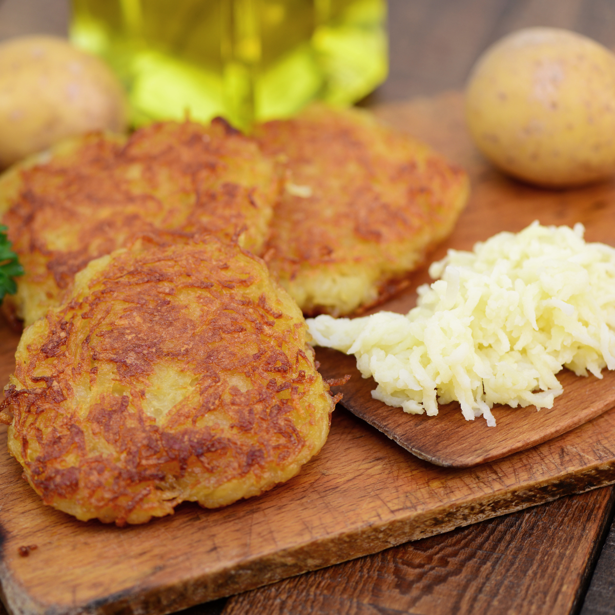 Werner's Kartoffelpuffer 12 Stk. - natürliche Zutaten - anrühen-ziehen lassen-ausbacken 120g