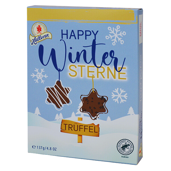 Weihnachts Sterne Trüffel (Halloren).