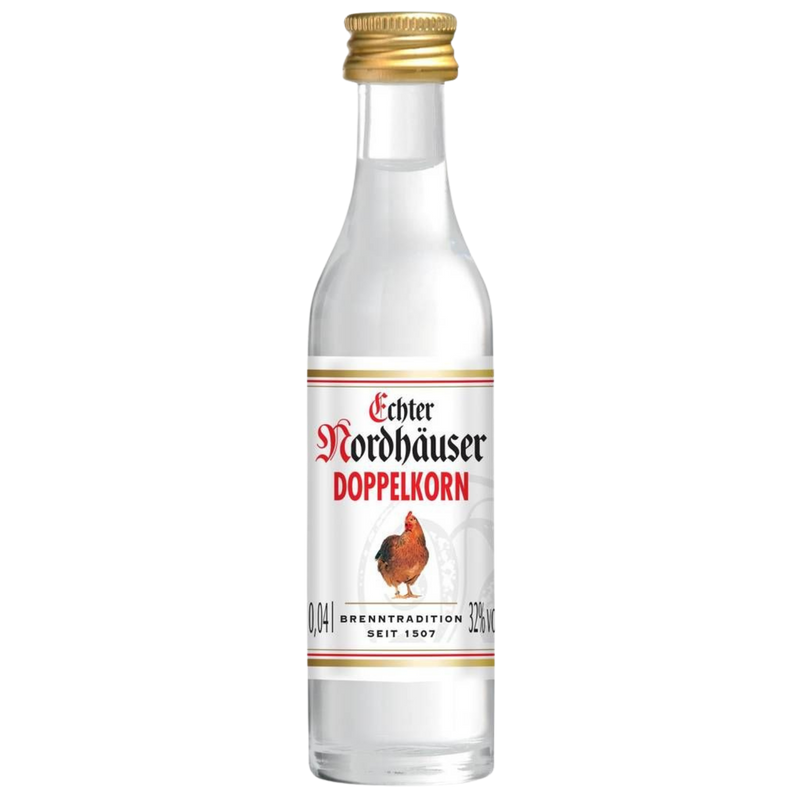 Echter Nordhäuser Doppelkorn 0,04 l, 38% vol. Roggenkorn aus Nordhausen