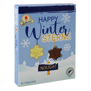Weihnachts Sterne Nougat (Halloren).