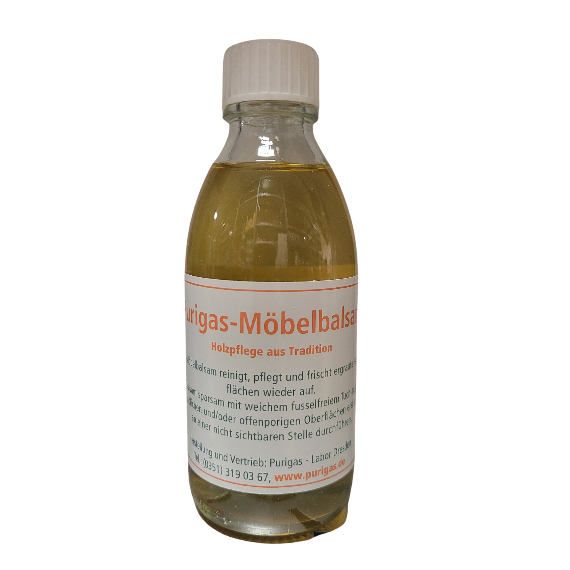 Purigas Möbelbalsam für helle Holzarten schonend & pflegend 100ml