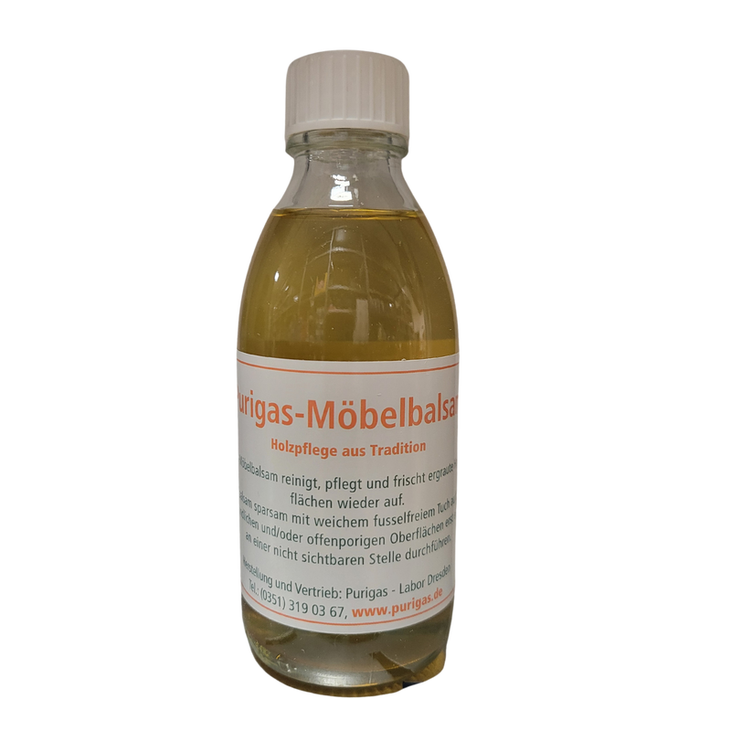 Purigas Möbelbalsam für helle Holzarten schonend & pflegend 100ml