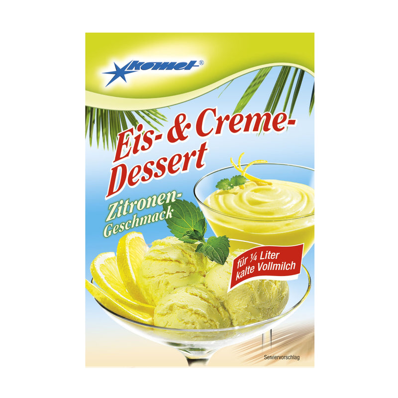 Eis- & Creme Dessert - Zitronengeschmack (Komet)