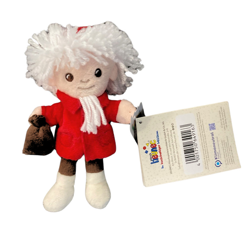 Kleine Sandmann-Puppe 18 cm aus flauschigen Plüsch - ideal auch für kleine Kinderhände von HEUNEC