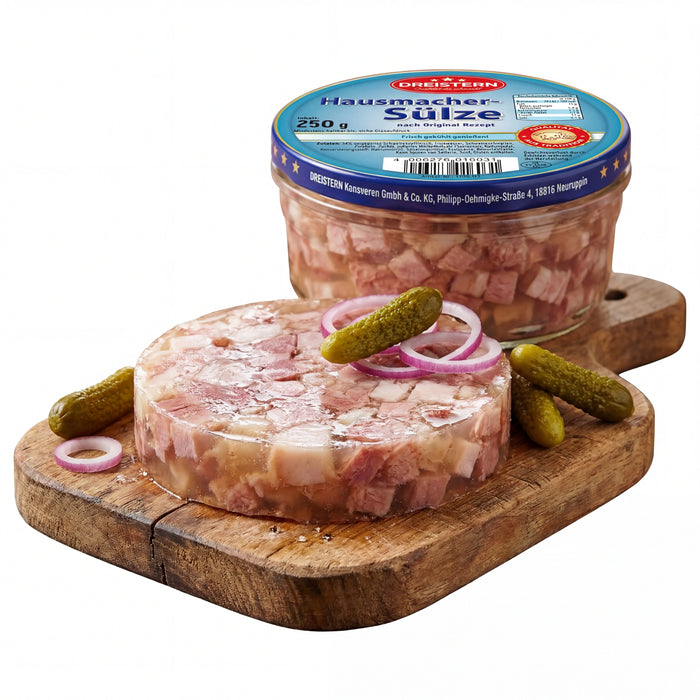 Dreistern - Hausmacher Sülze im Glas - herzhaft - Qualität vom Feinsten 250g