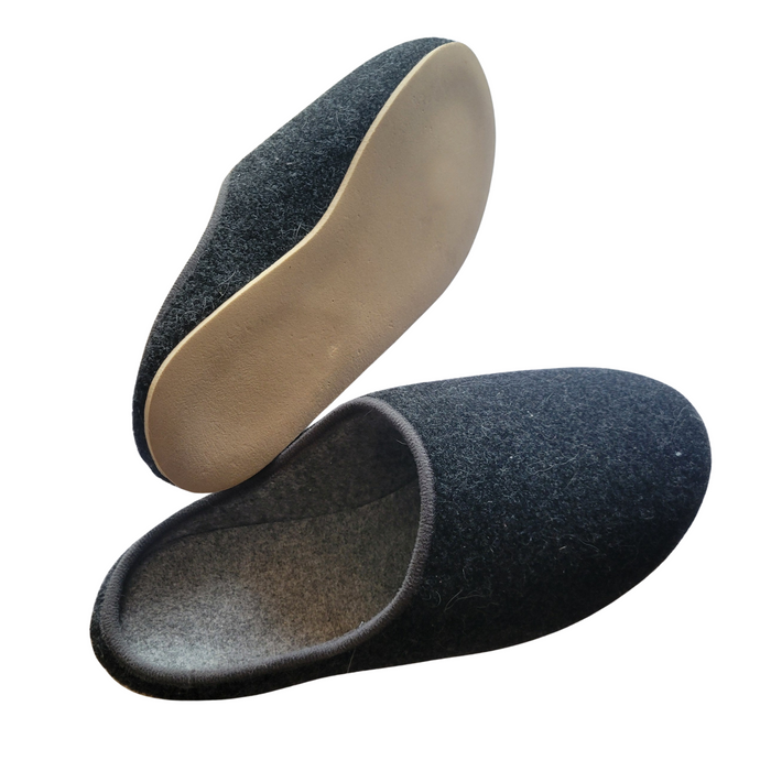 Filzpantoffeln mit Gummisohle – bequem, leicht und rutschfest