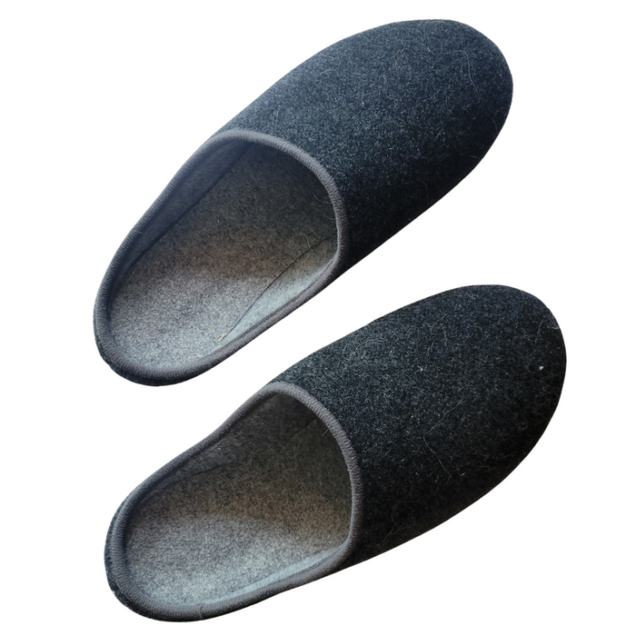 Filzpantoffeln mit Gummisohle – bequem, leicht und rutschfest