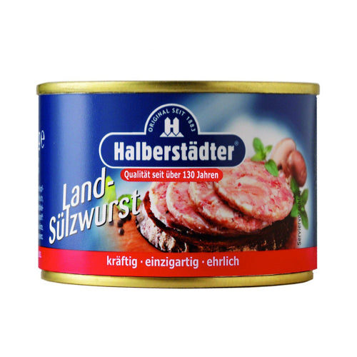 Halberstädter Landsülzwurst nach Halb. Art, 160g Dose