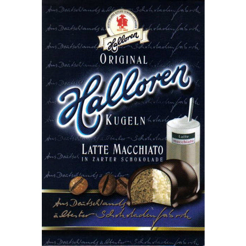 Halloren Kugeln Latte Macchiato