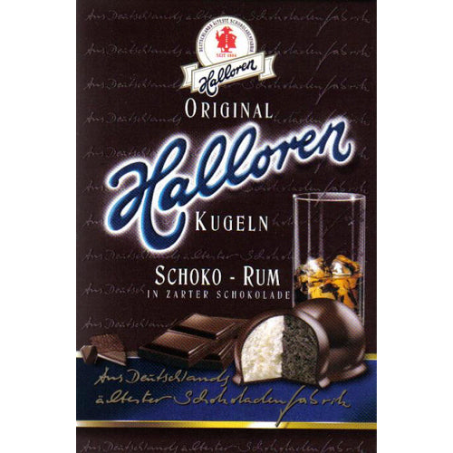 Halloren Kugeln Schoko Rum