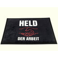Held der Arbeit Fußmatte schwarz 40x60cm