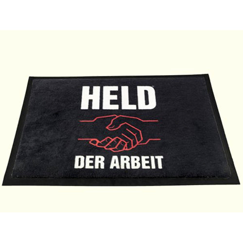 Held der Arbeit Fußmatte schwarz 40x60cm