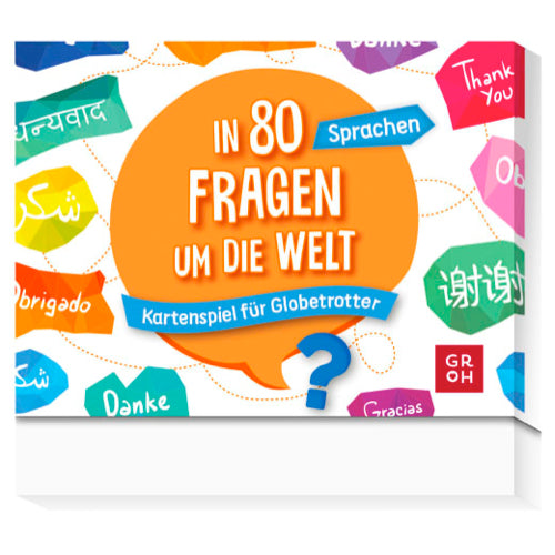 In 80 Fragen um die Welt - Sprachen: Kartenspiel für Globetrotter - Spiel