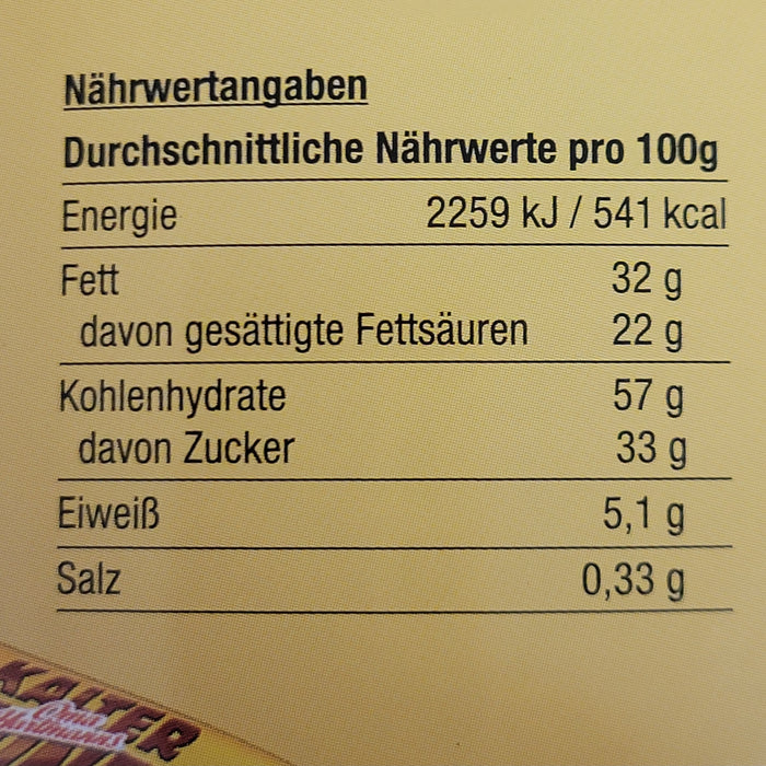 Oma Hartmanns Kalter Hund -Butterkeks-Sticks mit Kakaofüllung - in der Nostalgiedose zum Aufbewahren 325g