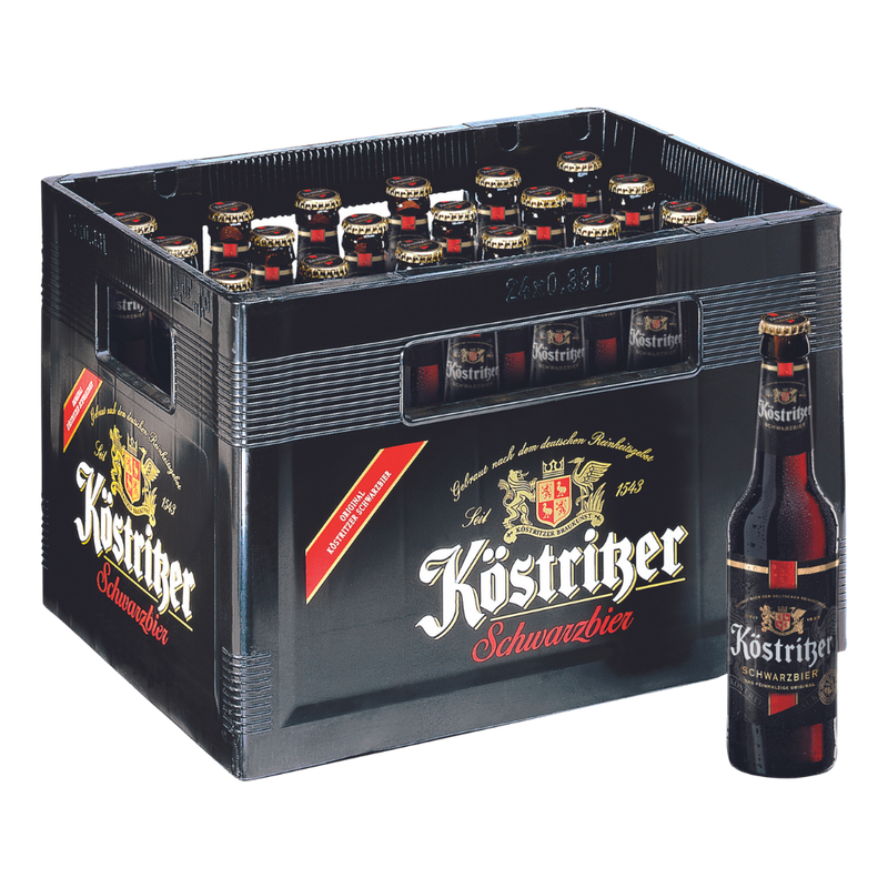 Köstritzer Schwarzbier 0,33L Mehrweg Flasche.