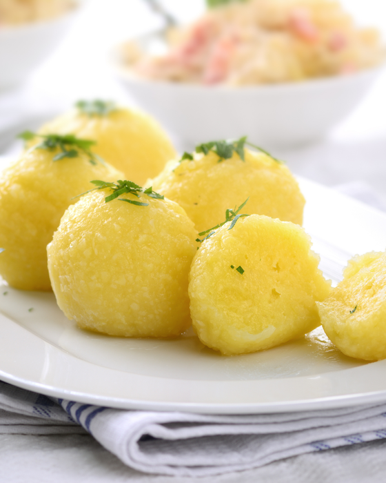 Werner’s Klöße halb & halb – 8 Stück - glutenfrei - Natur pur - schnell zubereitet