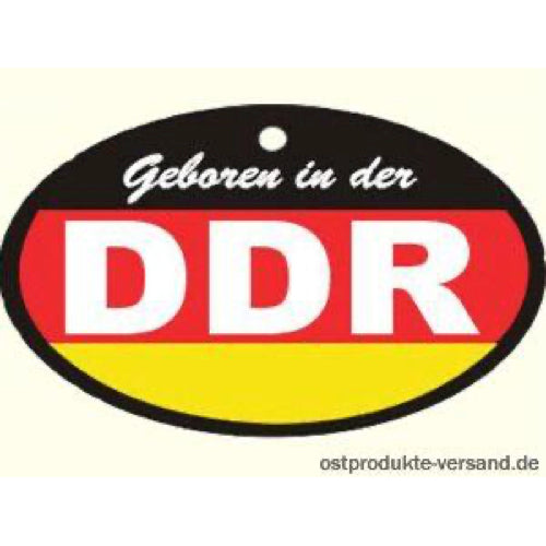 Lufterfrischer DDR schwarz rot gold  in Duftnote Wald