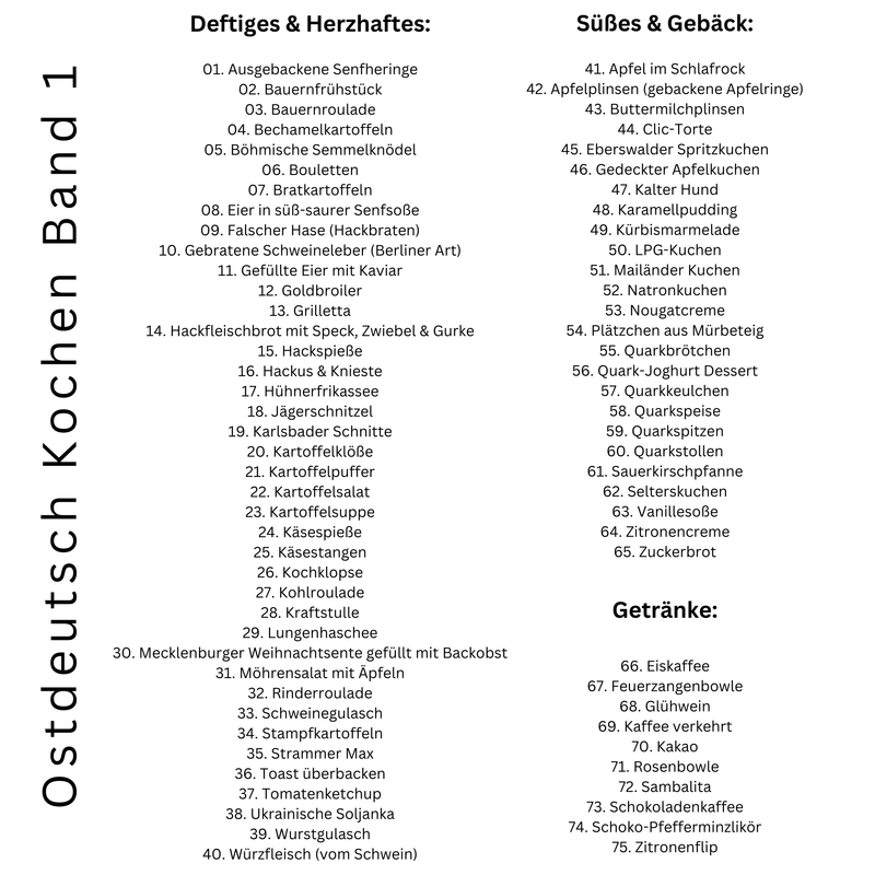 Ostdeutsch Kochen Band 1-3 DDR Kochbücher inkl. Videos