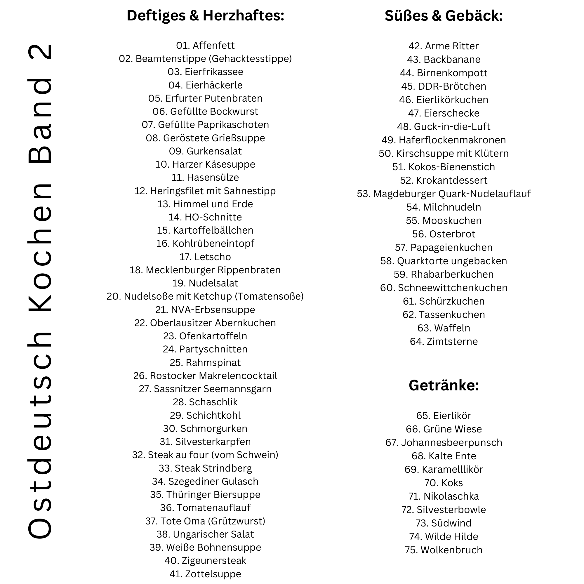 Ostdeutsch Kochen Band 2 - DDR Kochbuch inkl. Videos
