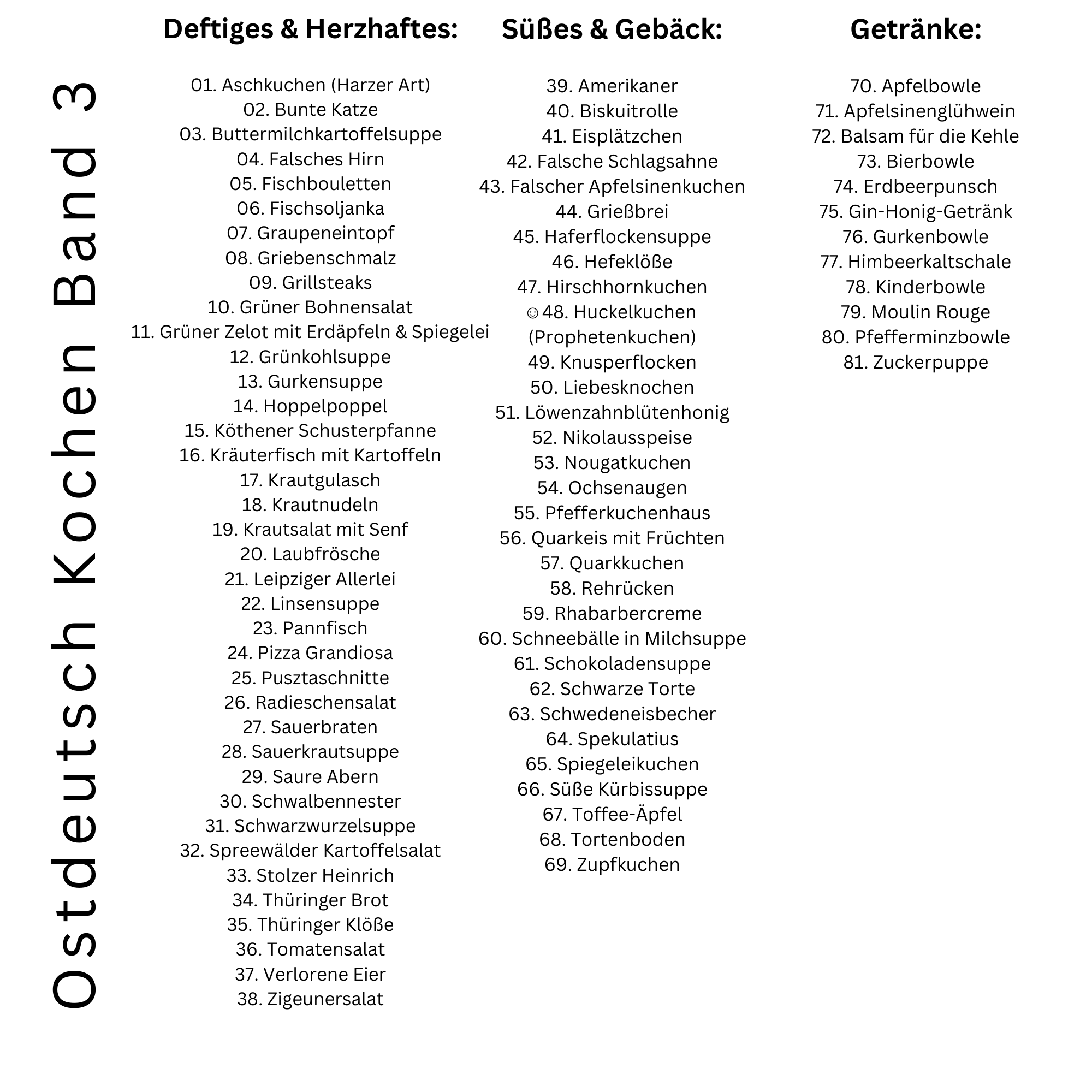 Ostdeutsch Kochen Band 3 - DDR Kochbuch inkl. Videos