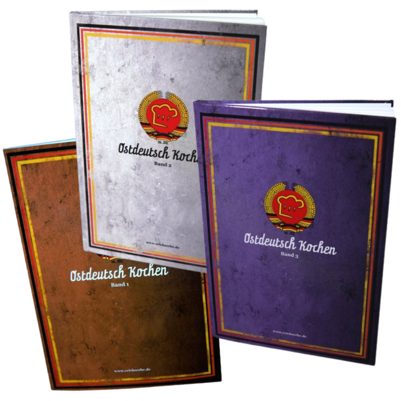Ostdeutsch Kochen Band 1-3 DDR Kochbücher inkl. Videos