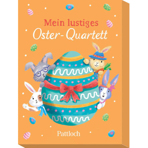Mein lustiges Oster-Quartett – Quartett-Kartenspiel für Kinder ab 4 Jahren - Osterspiel für die ganze Familie - kleines Geschenk fürs Osternest