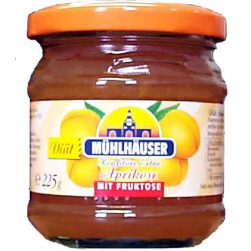 Mühlhäuser Diät Aprikosenkonfitüre 225g