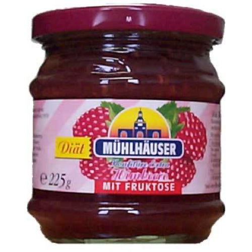 Mühlhäuser Diät Himbeerkonfitüre 225g