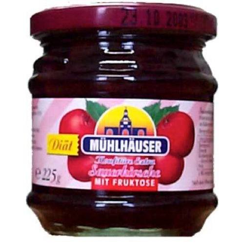 Mühlhäuser Diät Sauerkirschkonfitüre 225g