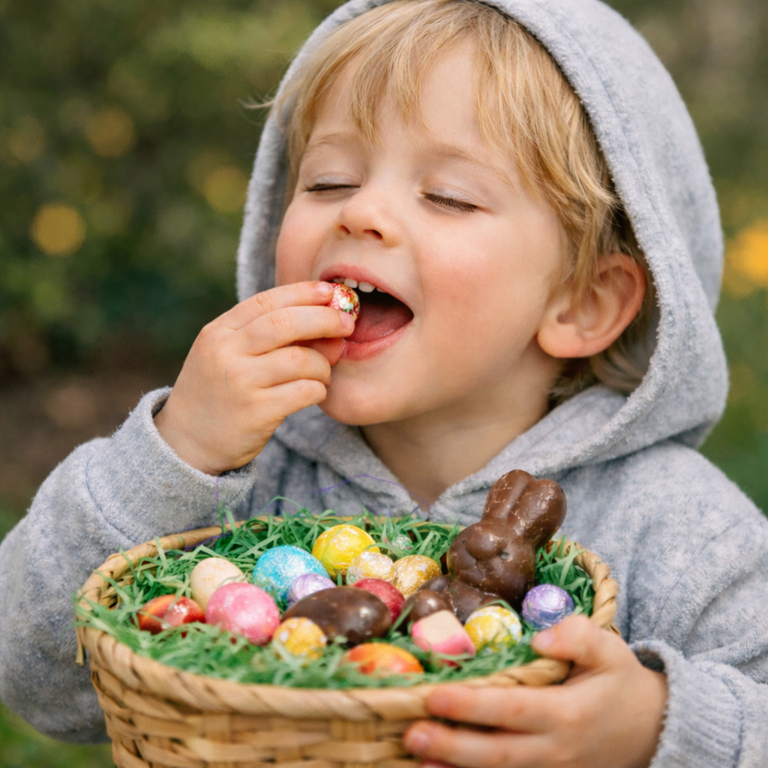 Ostereier-Dragee-Mischung mit unterschiedlichen Füllungen 125g - ideal fürs Osternest