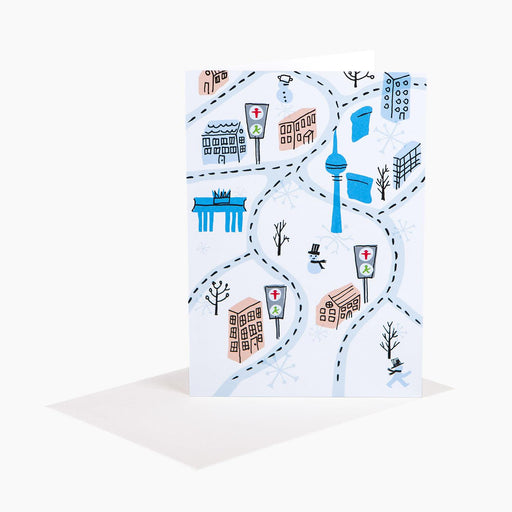 Ampelmann-POSTMANN-PK068-Klapp-Postkarte-Winter-Stadt-Illu-DIN-A6