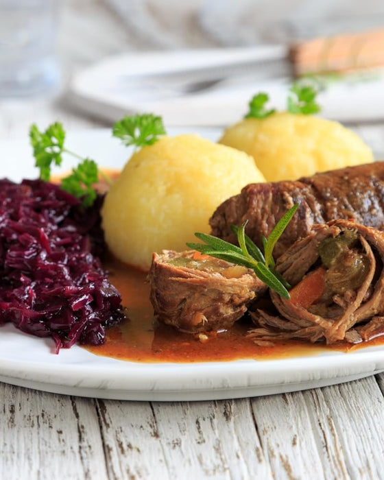 Werner’s Klöße halb & halb – 8 Stück - glutenfrei - Natur pur - schnell zubereitet