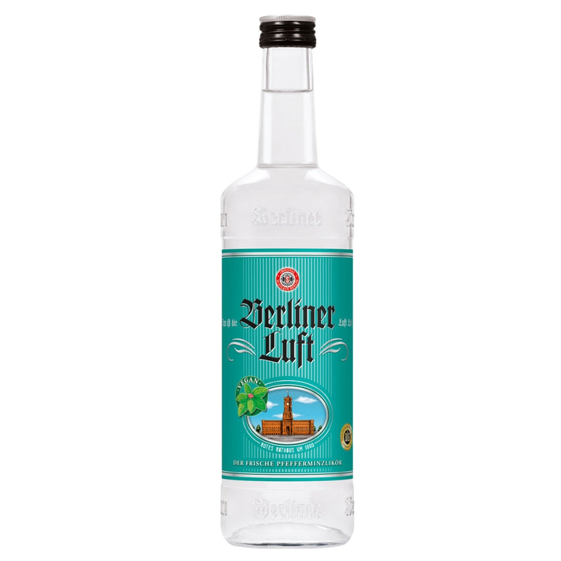 SCHILKIN Berliner Luft Pfefferminz Likör 0,7 L 18% vol. – Klarer & frischer Minzgenuss mit Kultfaktor aus Berlin