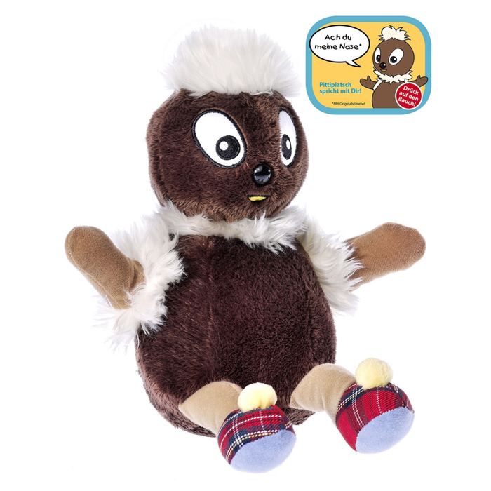 Pittiplatsch mit Originalstimme – 30 cm  groß - Der freche Kobold Pitti aus dem Sandmännchen I HEUNEC