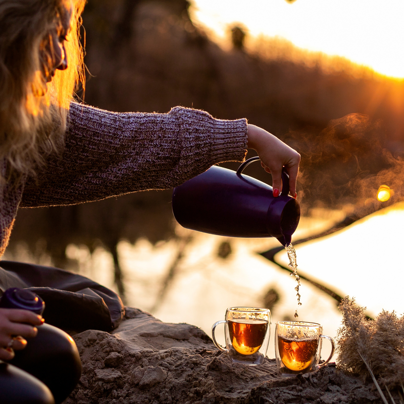 Goldmännchen Tee Erdbeere – aromatisierter Früchtetee mit Erdbeer-Aroma, 20 einzeln verpackte Teebeutel