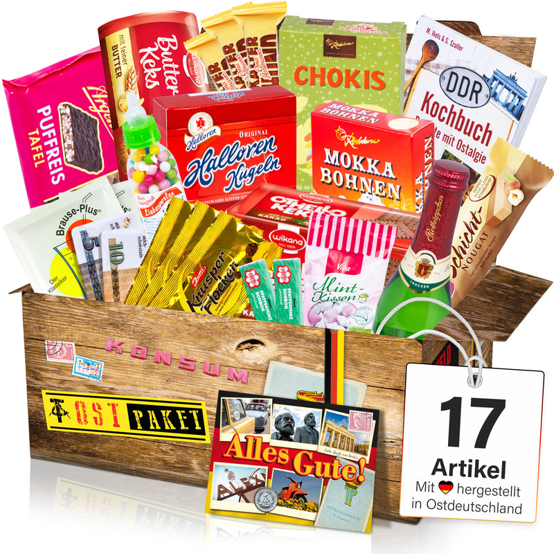 Geschenkset Ostpaket "DDR SÜSSIGKEITEN BOX XXL"