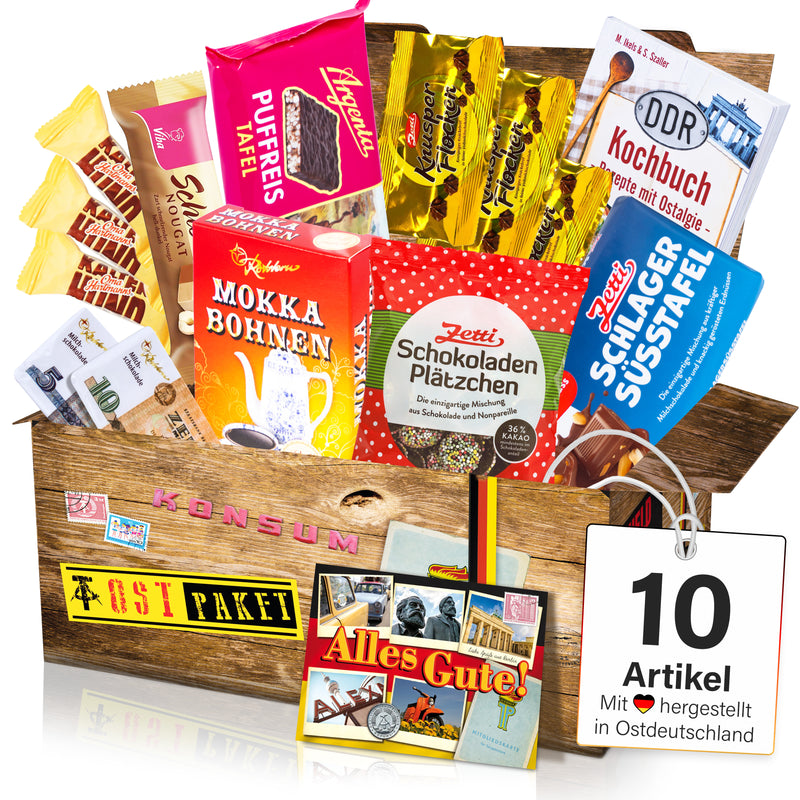 Geschenkset Ostpaket "Schokoladenbox"